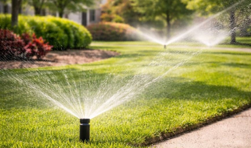 Irrigation installation by Neat and Green Landscaping